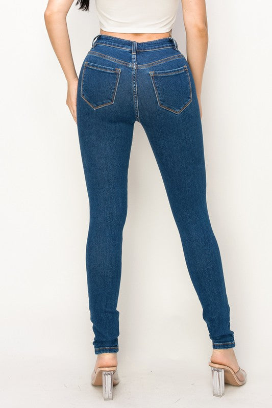 High Rise Bling Pearl Jeans
