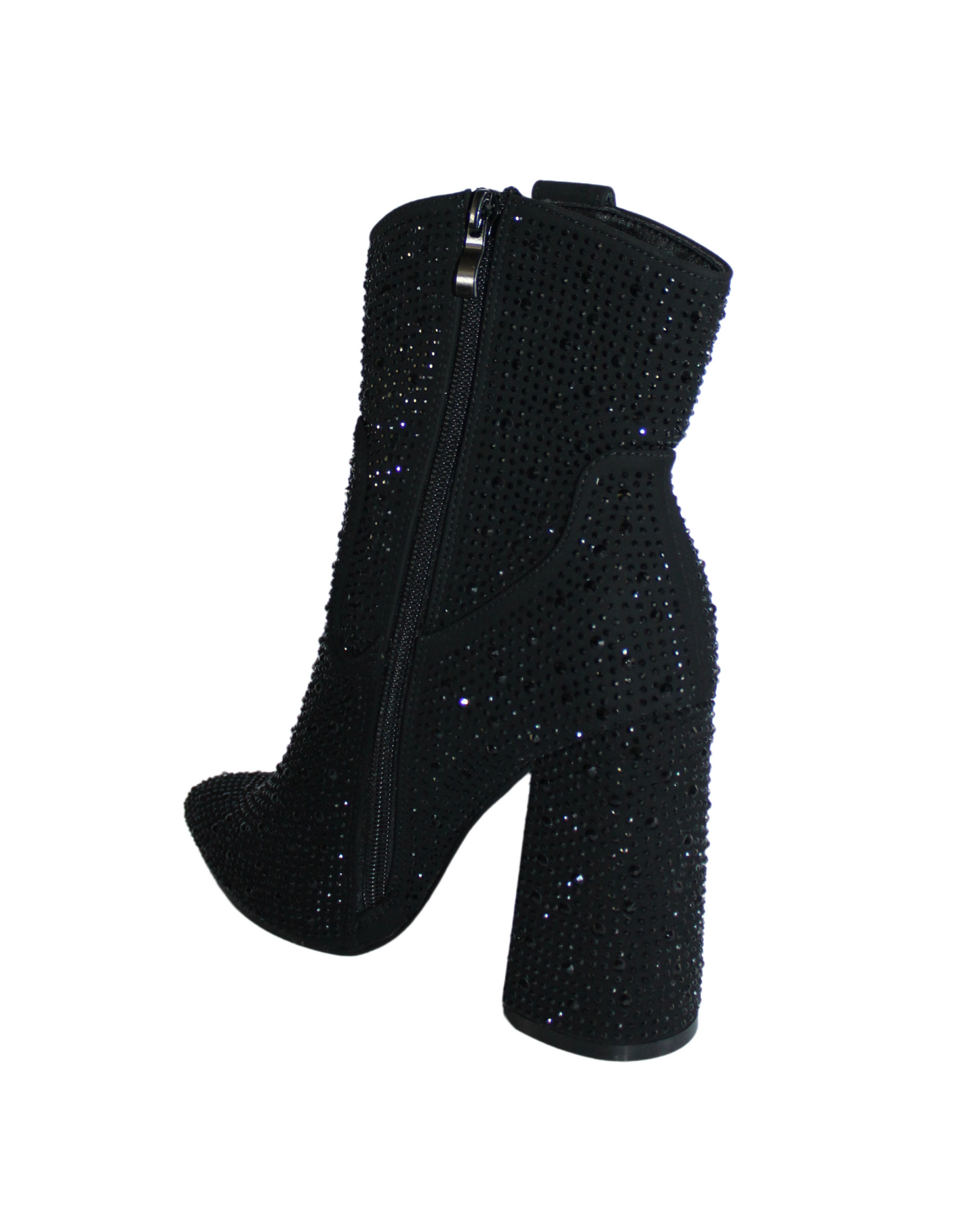 Rhinestone High Heel Booties sparkle your night
