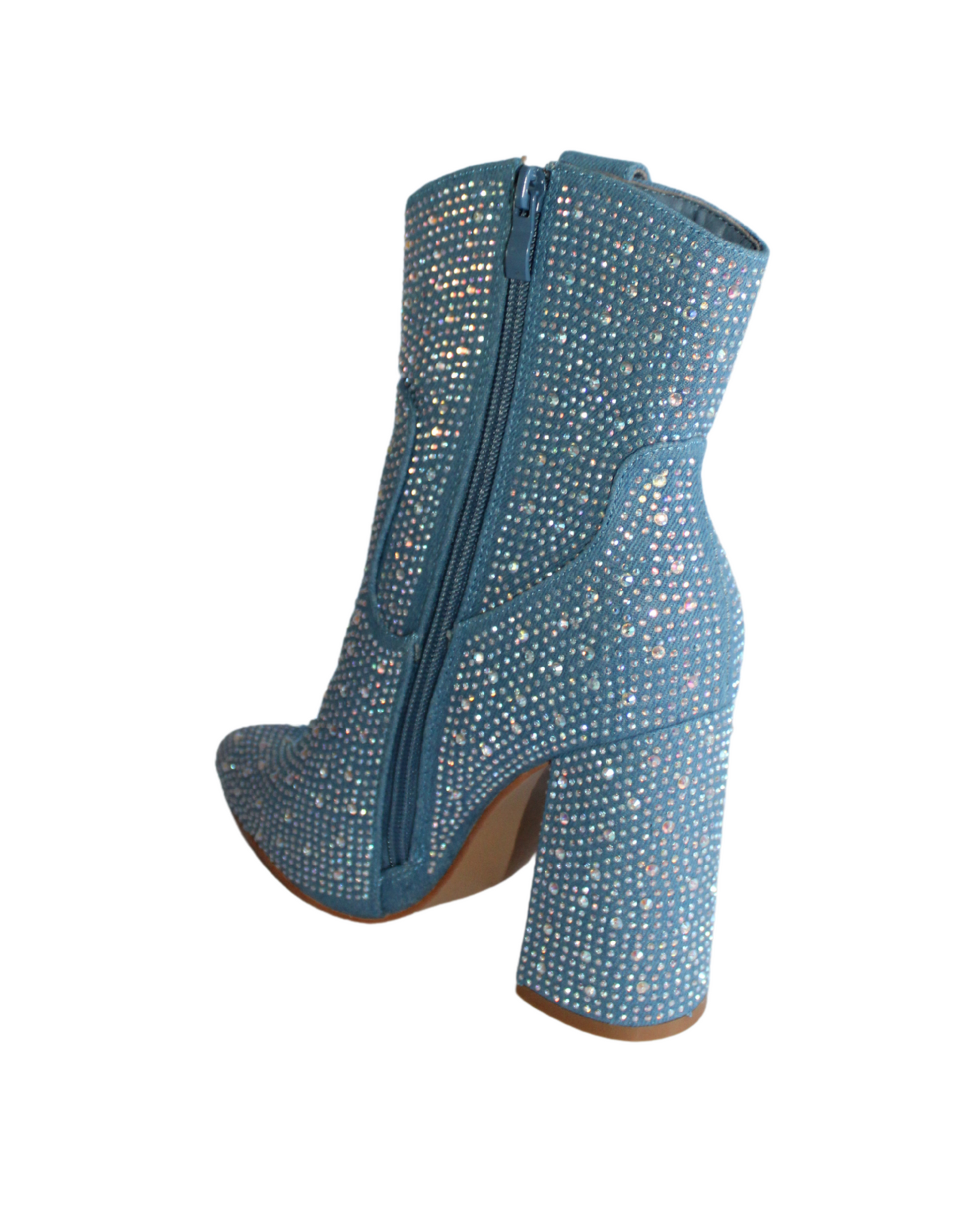 Rhinestone High Heel Booties sparkle your night