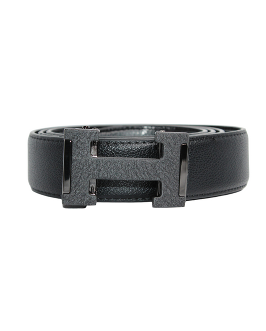 Men's Belt Black Adjustable Rachet No Holes