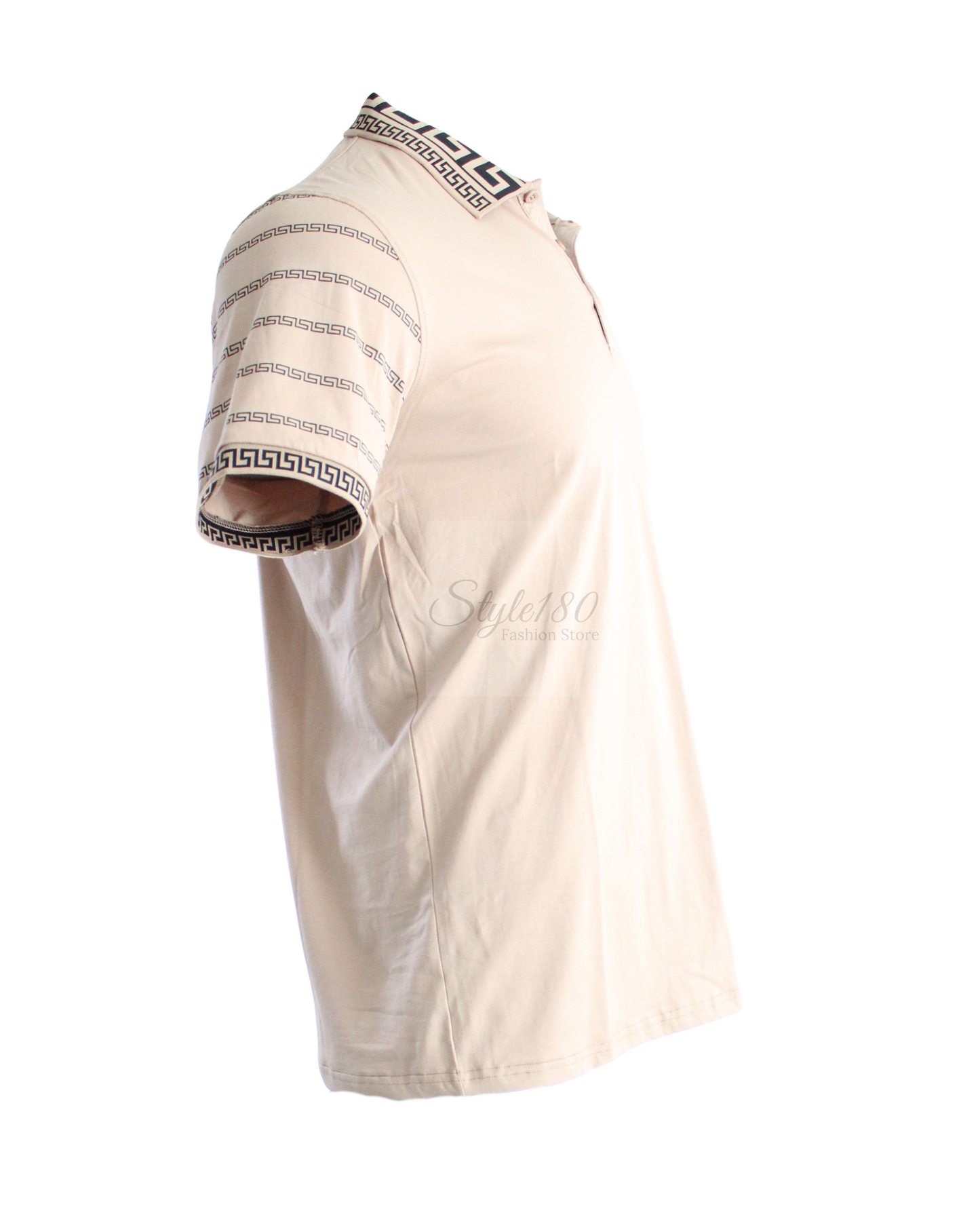 Polo Men's Shirts Khaki Solid Lightweight
