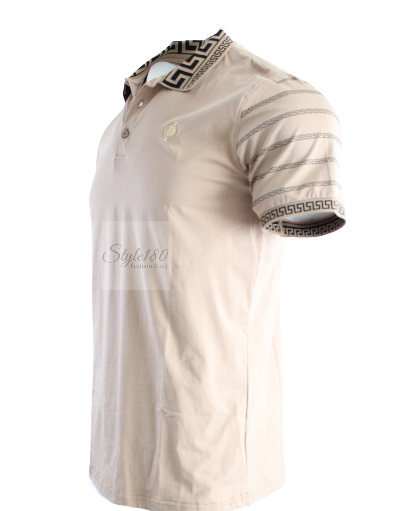 Polo Men's Shirts Khaki Solid Lightweight