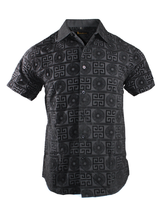 Men's Short Sleeve Elegant Dress Shirt For Men