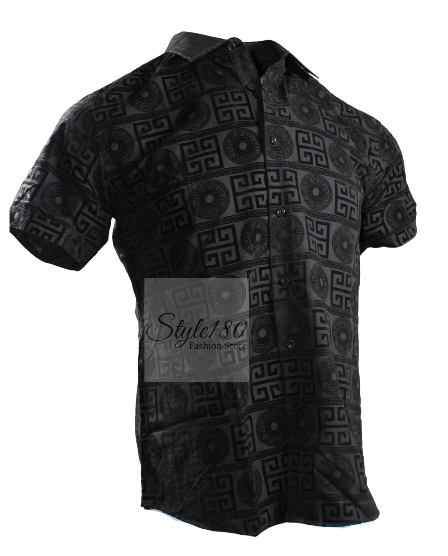 Men's Short Sleeve Elegant Dress Shirt For Men