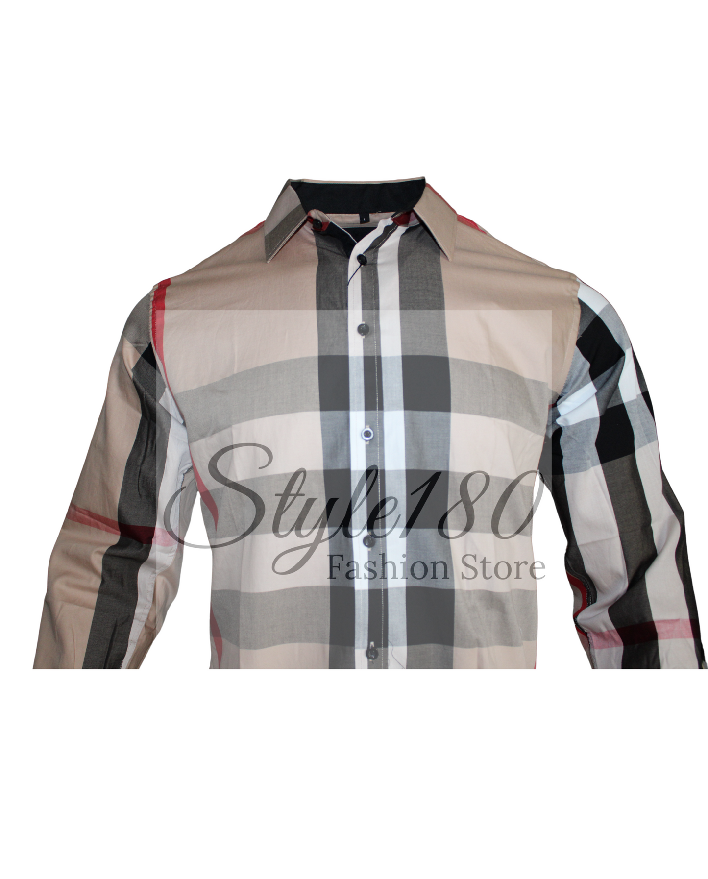 Men's Shirt Long Sleeve Dress Plaid Shirt For Men