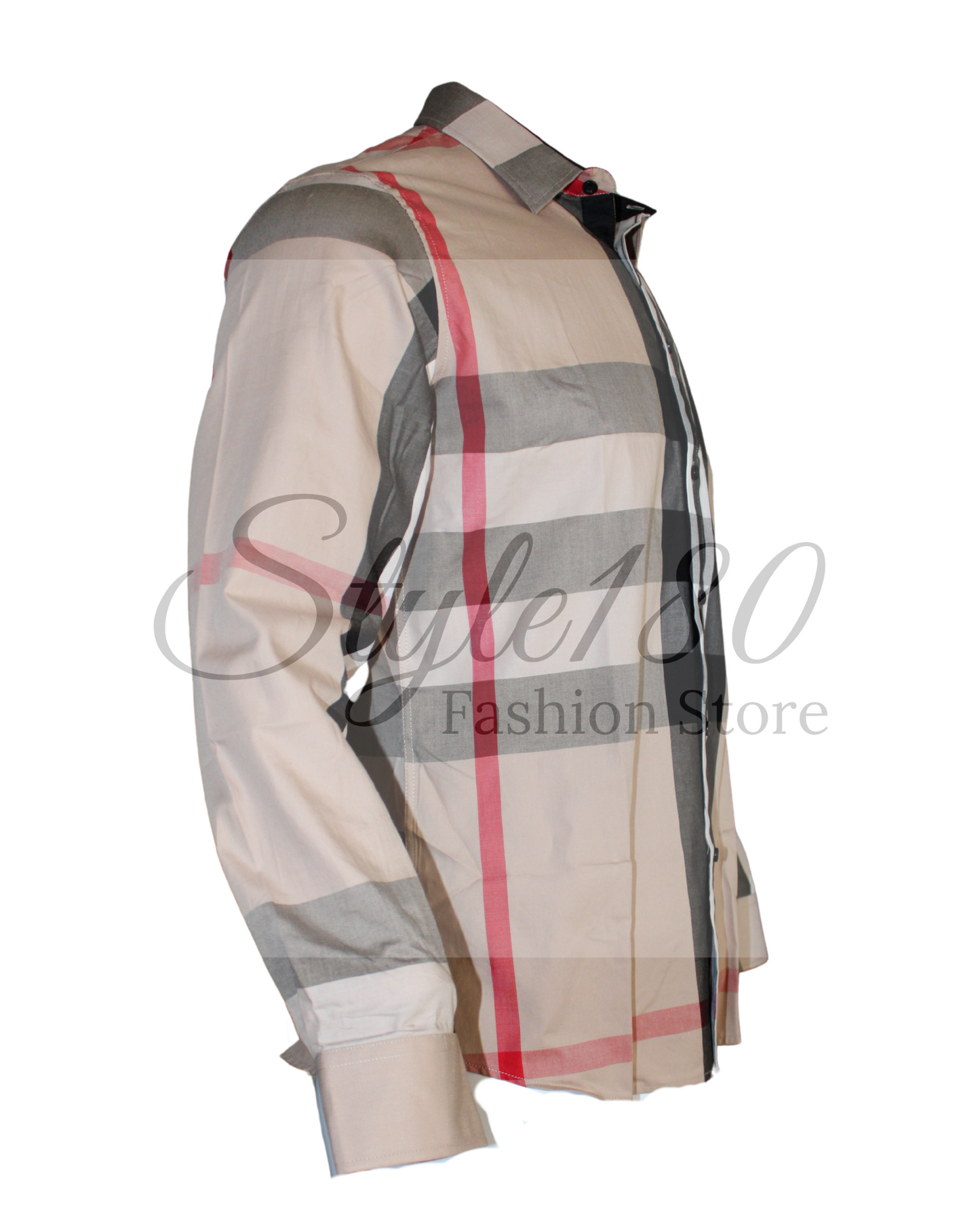 Men's Shirt Long Sleeve Dress Plaid Shirt For Men