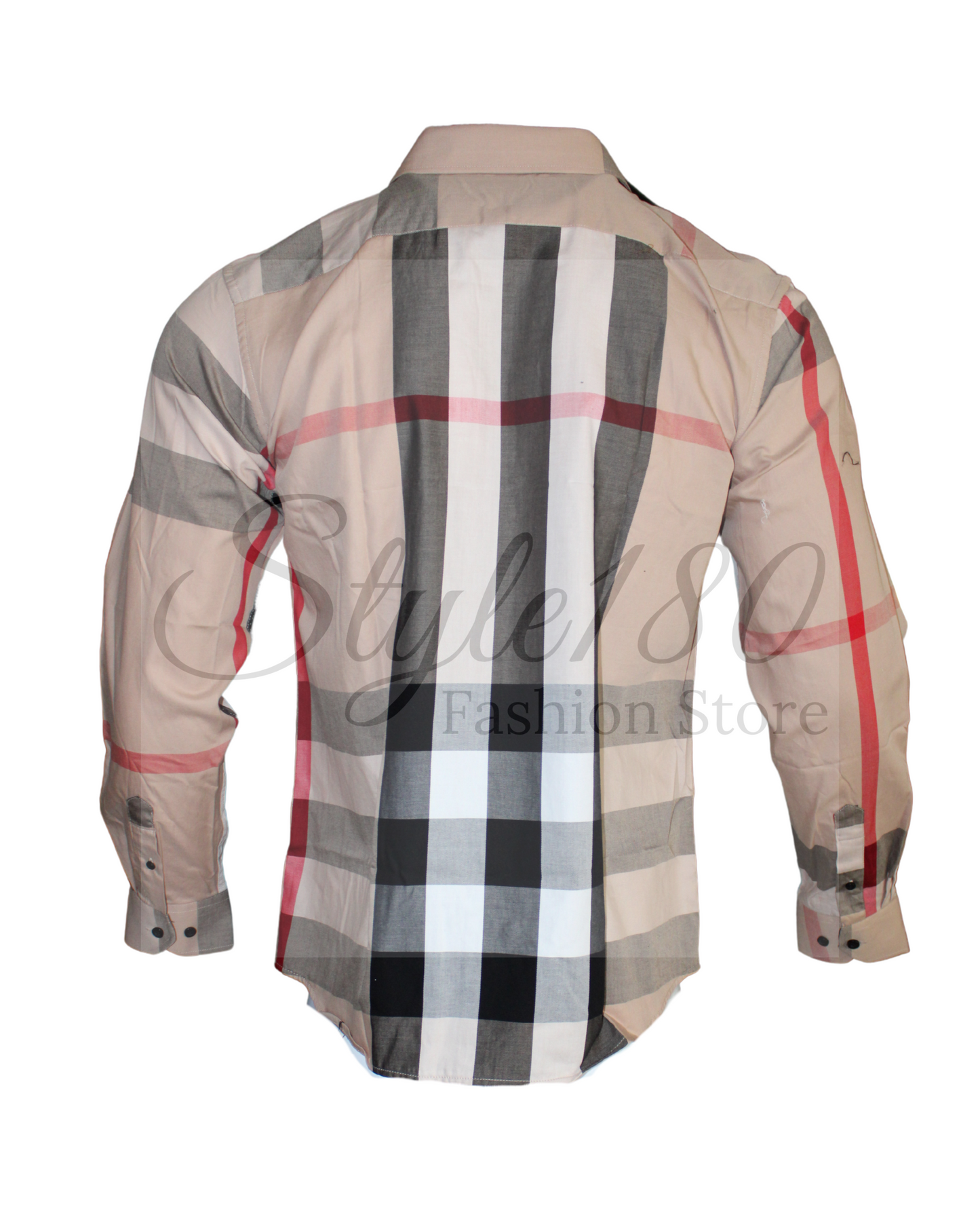 Men's Shirt Long Sleeve Dress Plaid Shirt For Men