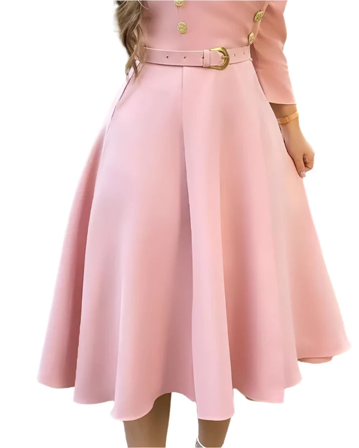 Elegant Puff Blazer Dress